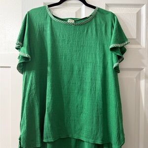 Green Women's Top
